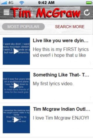 BestApp - Tim McGraw Edition screenshot 4