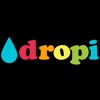 dropi - minimal design digital, clock, watch, for your desktop