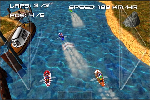 Boat Racing Challenge ( 3D Racing Games ) screenshot 4