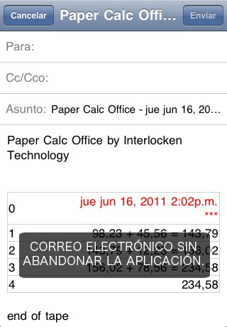 Paper Calc Office Lite screenshot 4