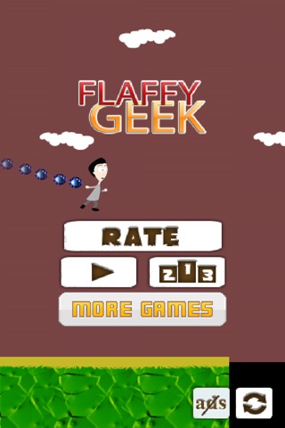 Flaffy Geek - Insane geek fighting his way through a crazy jungle full of pipes screenshot 2