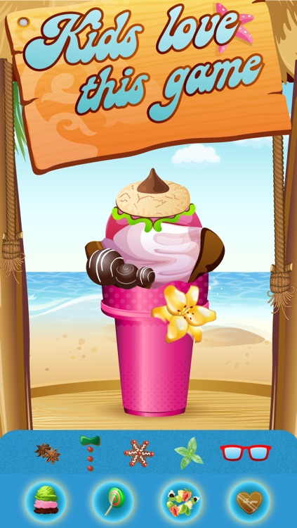 My Frozen Ice Cream Sundae Maker - The Virtual Candy Cone Sugar Pop Cotton Party Shop Game screenshot-4