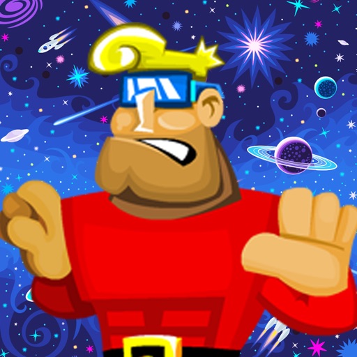 A super-hero in space – action jumping game from another galaxy with heroes Icon