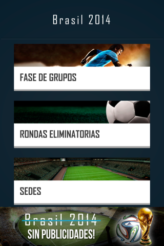 App Brasil 2014 free screenshot 2