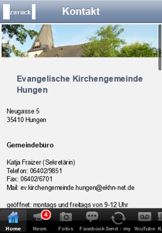 Ev. Kirche Hungen screenshot 2