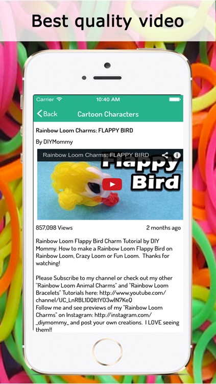 Rainbow Looms : Best Video guide for bracelets, necklace, flowers, cartoons, and many more screenshot-3