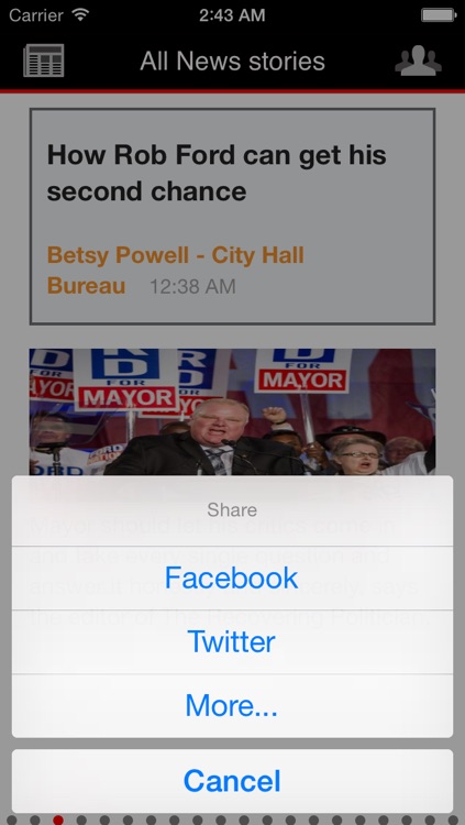 Canadian Newspapers Plus - Canada News by sunflowerapps screenshot-3