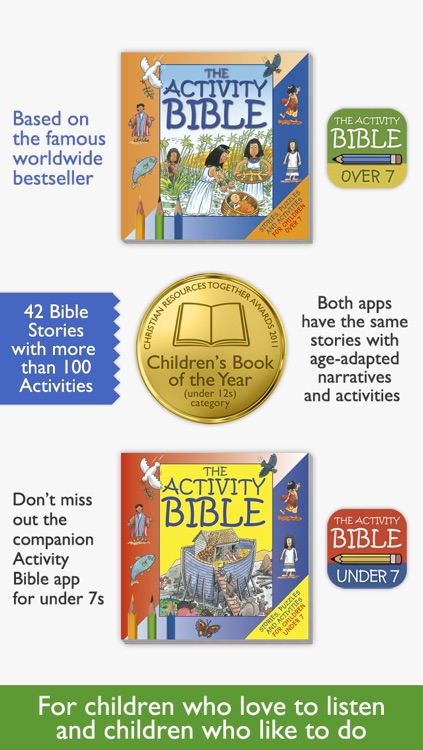 The Activity Bible PREMIUM for Kids over 7 – Bible Stories, Puzzles, Quiz, Differences and Pictures for Coloring for your Christian Family, Sunday School and Catechesis