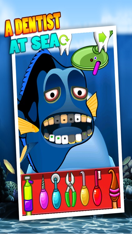 A Dentist at Sea - an underwater dental surgery game for fish and other marine animals screenshot-3