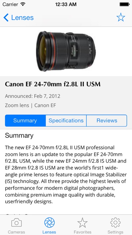 Canon Camera Bible - The Ultimate DSLR & Lens Guide: specifications, reviews and more