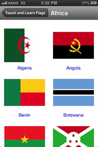 Touch and Learn Flags of the World screenshot 2