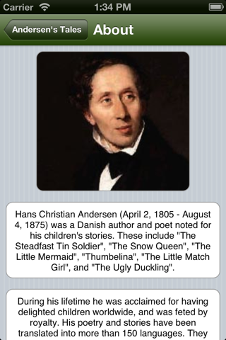 Best Hans Christian Andersen's Fairy Tales (with search) screenshot 3