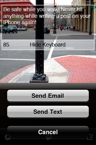 Text Vision Lite! Walk and Compose Posts Safely screenshot 2