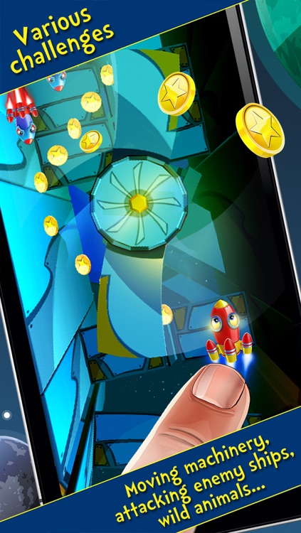 Spaceship Junior - The Voyage Free: Cartoon Space Game For Kids