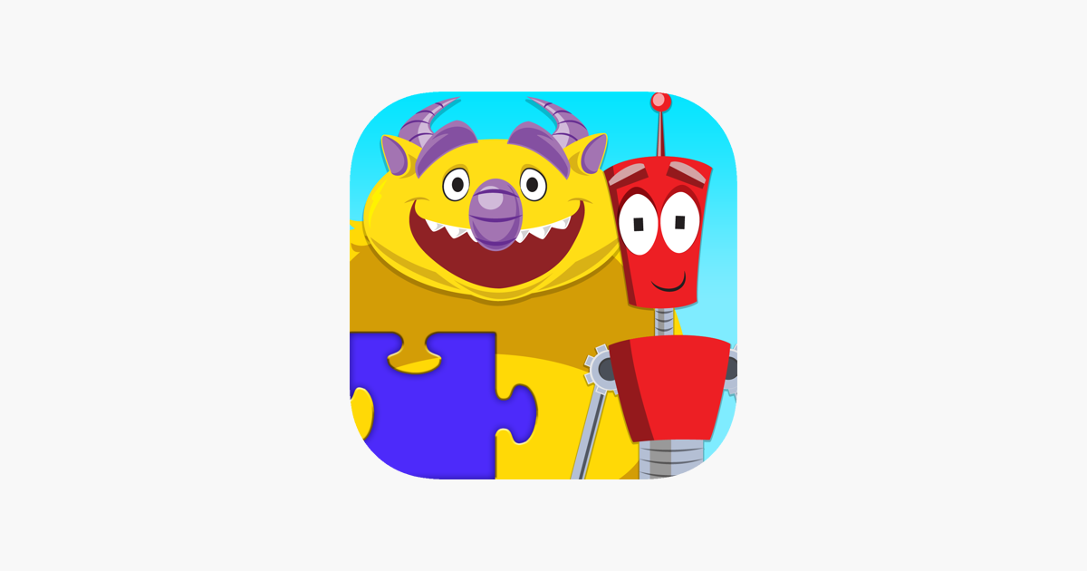 ‎Monster Vs Robot Puzzle - Free Animated Kids Jigsaw Puzzles with ...