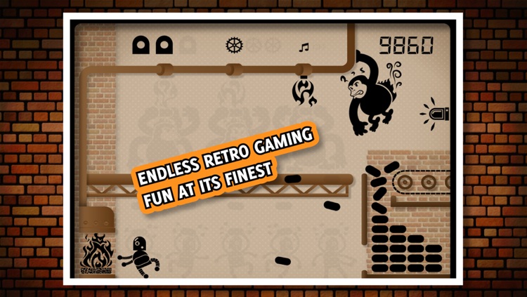 Monkey Labour - 80s handheld LCD retro game