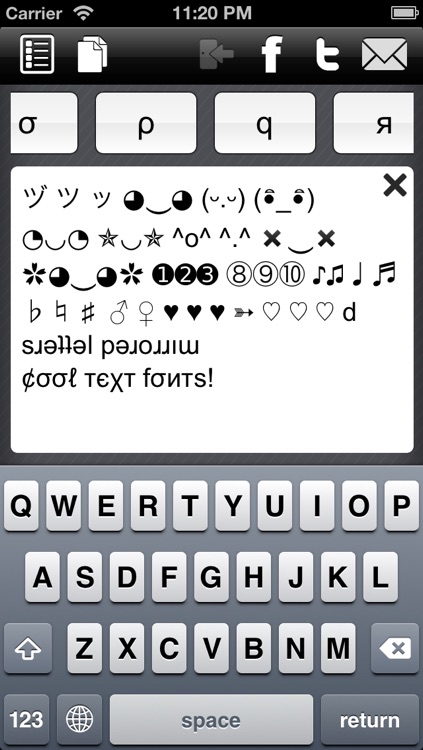 Special Symbols for Facebook, Twitter, Texts & Email: Glam Edition
