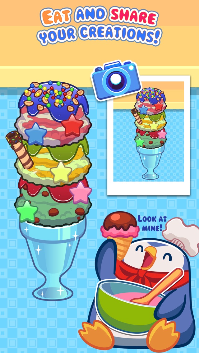 MY ICE CREAM MAKER - CREATE, DECORATE AND EAT SWEET FROZEN DESSERTS 1.0.6 IOS GAME GIẢI TRÍ MY ICE CREAM MAKER - CREATE, DECORATE AND EAT SWEET FROZEN DESSERTS 1.0.6 IOS