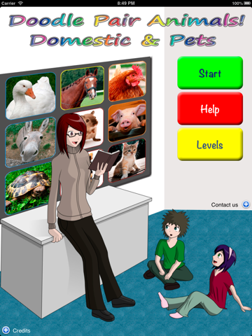 Doodle Pair Animals! Domestic&Pets - Photo Match Up Game Free Version (Picture Match)のおすすめ画像3