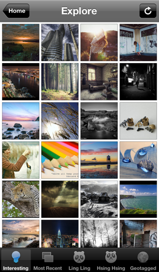 Mobile Fotos • Flickr Browser & Uploader Screenshot 1