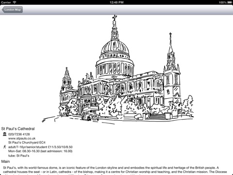 London Map Guide for iPad Free screenshot 3