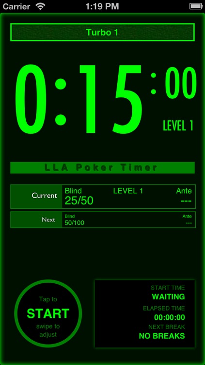 LLA Poker Timer