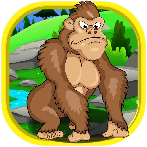 Jungle Kong Collecting Mania - Forest Monkey Running Craze icon