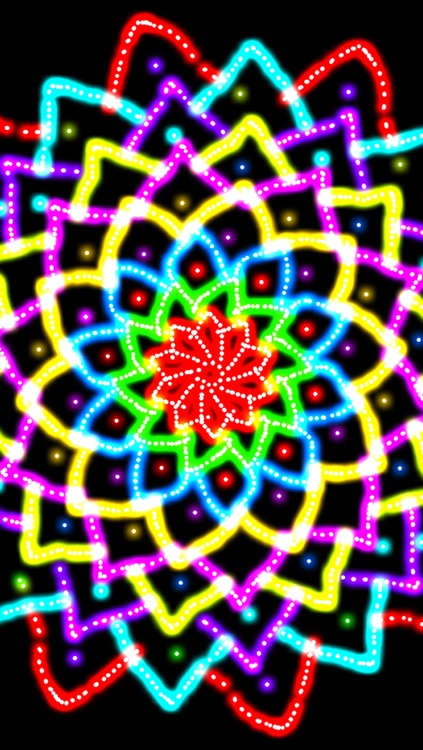 Glow Spin Art