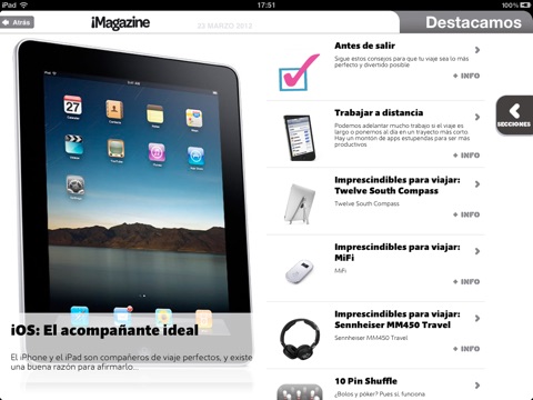 iMagazine para iPad screenshot 3
