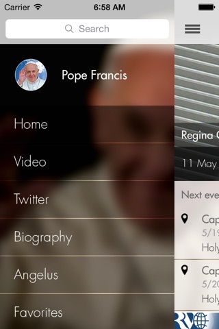 Pope Francis: the Official App of Vatican Radio screenshot 4