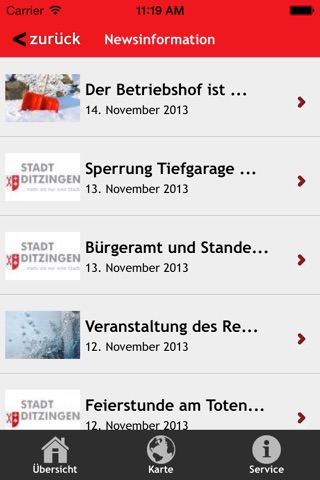 Ditzingen screenshot 2