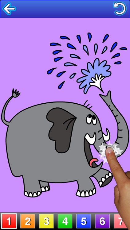 123 Color: Talking Coloring Book (Words Spoken In English, Spanish, French, and German) screenshot-3