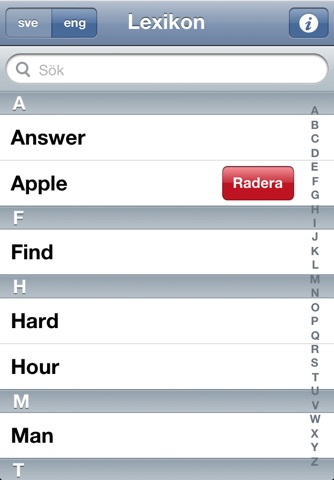 Lexikon Swedish - English Dictionary screenshot 3
