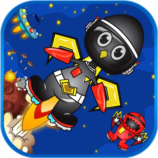 Happy Penguin Crazy Shooting Blast - Addictive Astro Barrier Space Defense icon