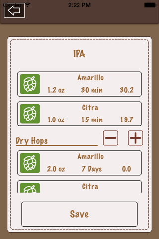 Beer Recipe Calculator Lite screenshot 3