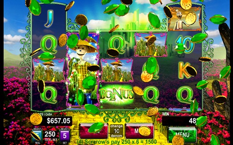 Wonderful Wizard of Oz Slot Machine screenshot 2
