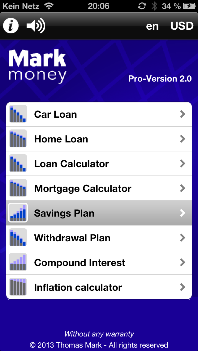 How to cancel & delete Financial Calculator - MarkMoneyPro from iphone & ipad 1