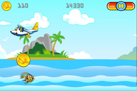 Rocket Angel Free - An endless jetpack fish clash screenshot 3