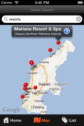 Saipan Travel Map screenshot 2