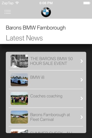 Barons Farnborough BMW screenshot 4