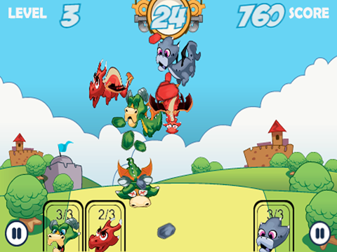 Flying Dragon HD - A High Velocity Lair Defense Game screenshot 4