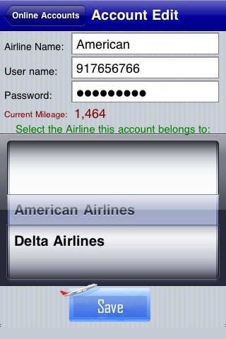Frequent Flyer Mileage Tracker and Flight Log screenshot 2