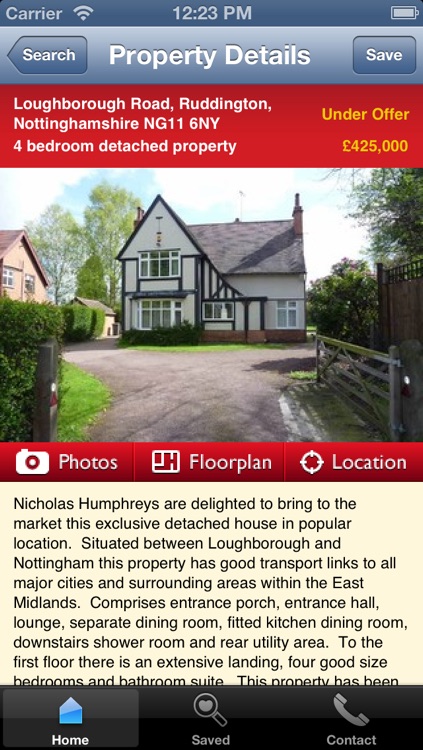 Nicholas Humphreys Estate Agent Property Search