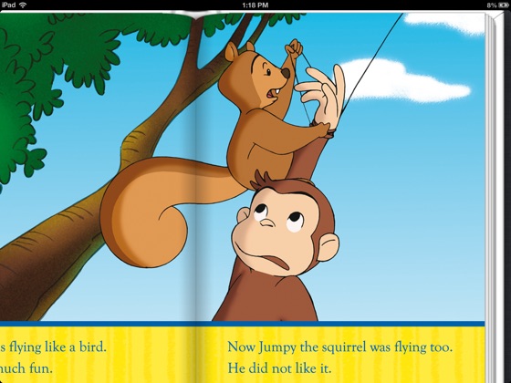 curious george kite clipart