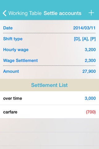 My勤務表 - 勤務、給料を簡単管理 screenshot 3