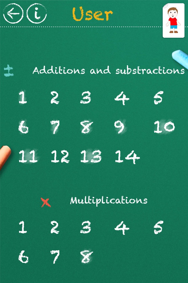 Mathbit. Repasa y estudia Matemáticas (sumas, restas, multiplicaciones, divisiones y fracciones) como en el colegio. screenshot 3
