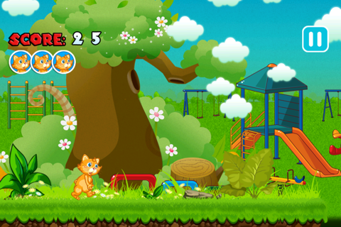 Kitty Cat Runner - Racing Dash in Playground screenshot 2