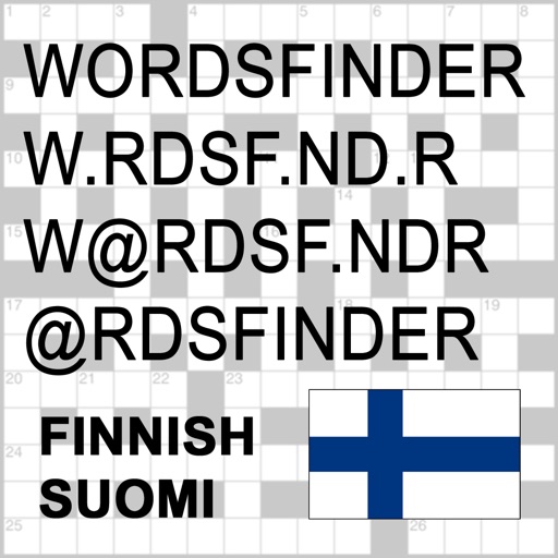 FI Words Finder Pro Suomi/Finnish - find the best words for crossword, Wordfeud, Scrabble, cryptogram, anagram and spelling iOS App