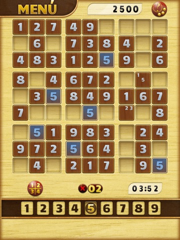 Sudoku App HD screenshot 2