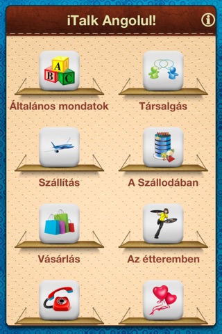 iTalk Angolul! társalgási szinten: tanulj meg angolul a hétköznapi kifejezések segítségével screenshot 2